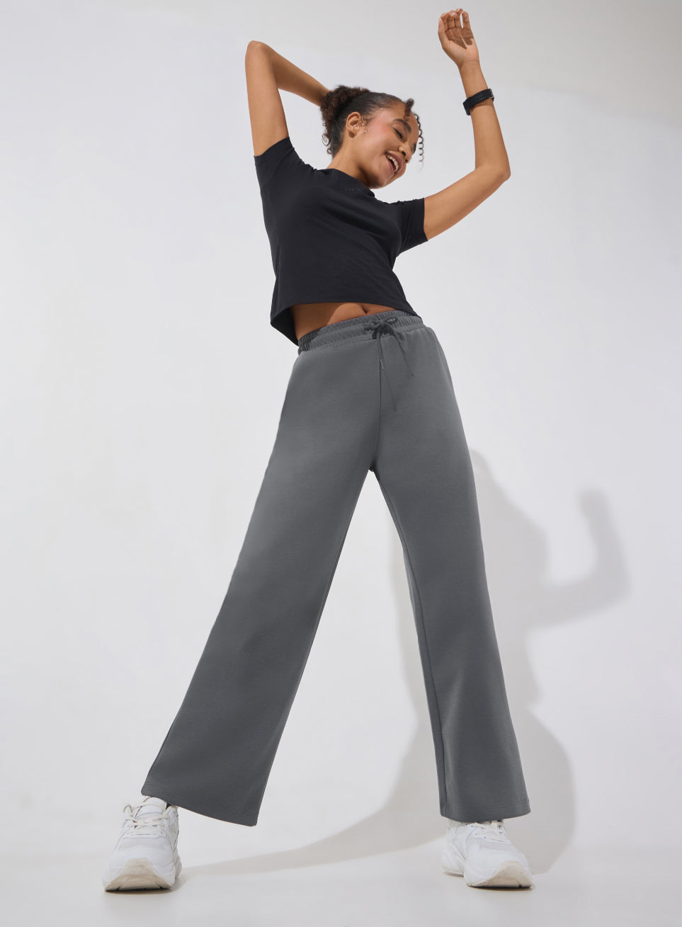 Women's Dark Grey Ultra Luxe Classic Trackpants