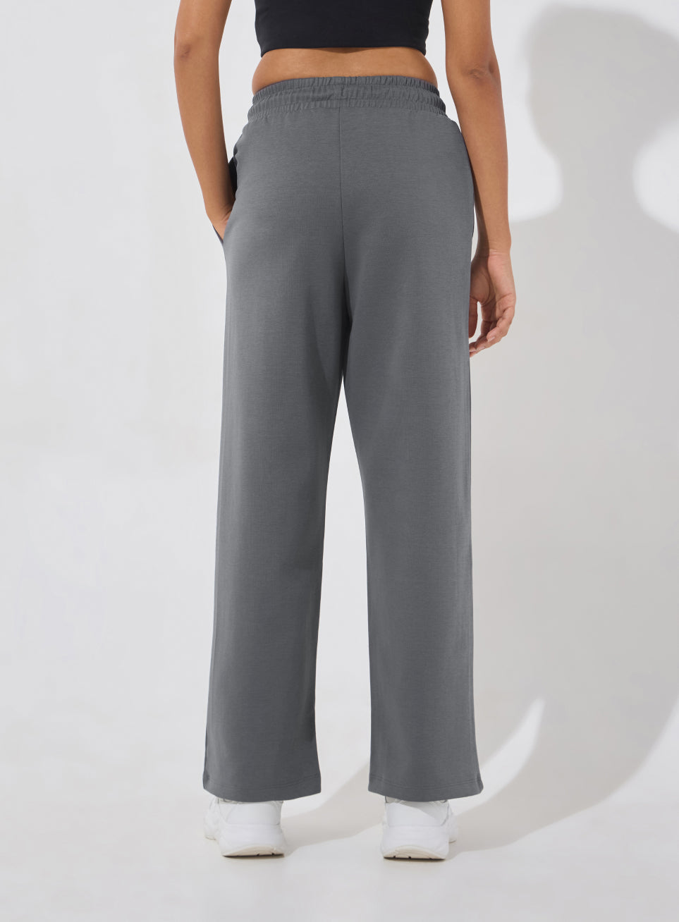 Women's Dark Grey Ultra Luxe Classic Trackpants