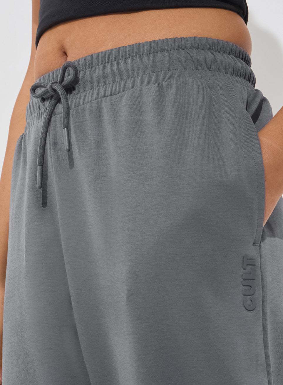 Women's Dark Grey Ultra Luxe Classic Trackpants