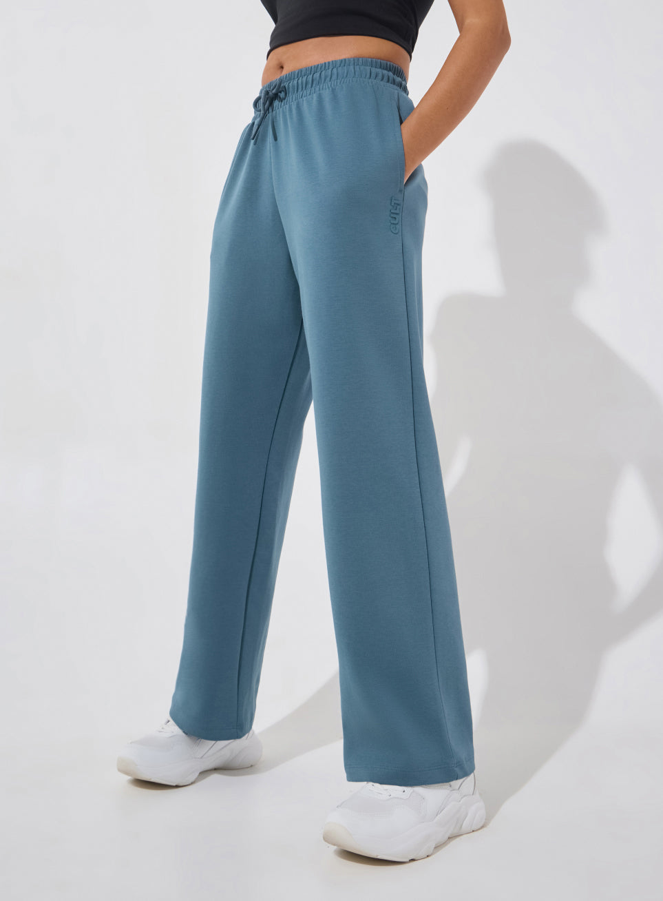 Women's Blue Ultra Luxe Classic Trackpants
