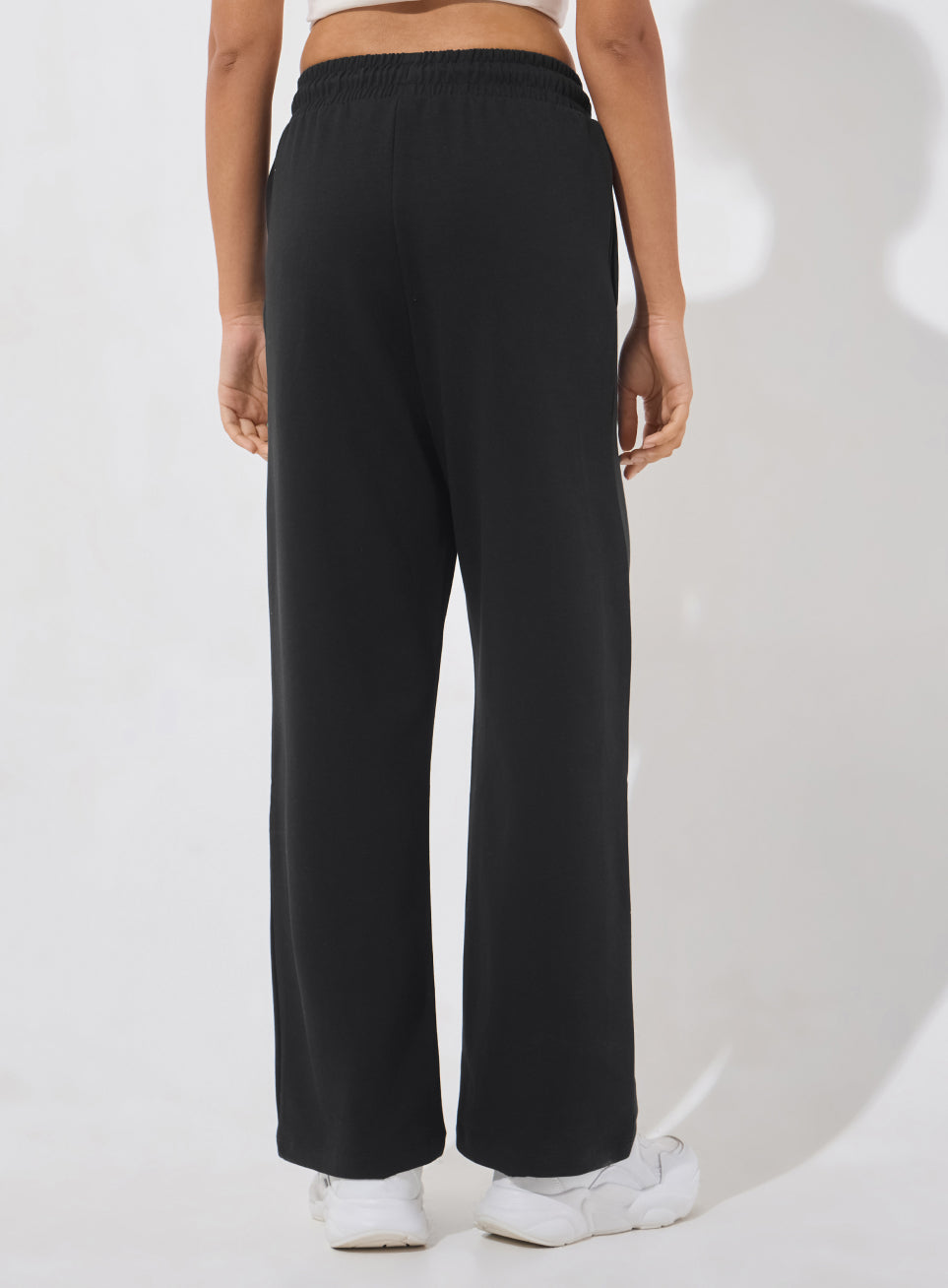Women's Black Ultra Luxe Tailored Trackpants