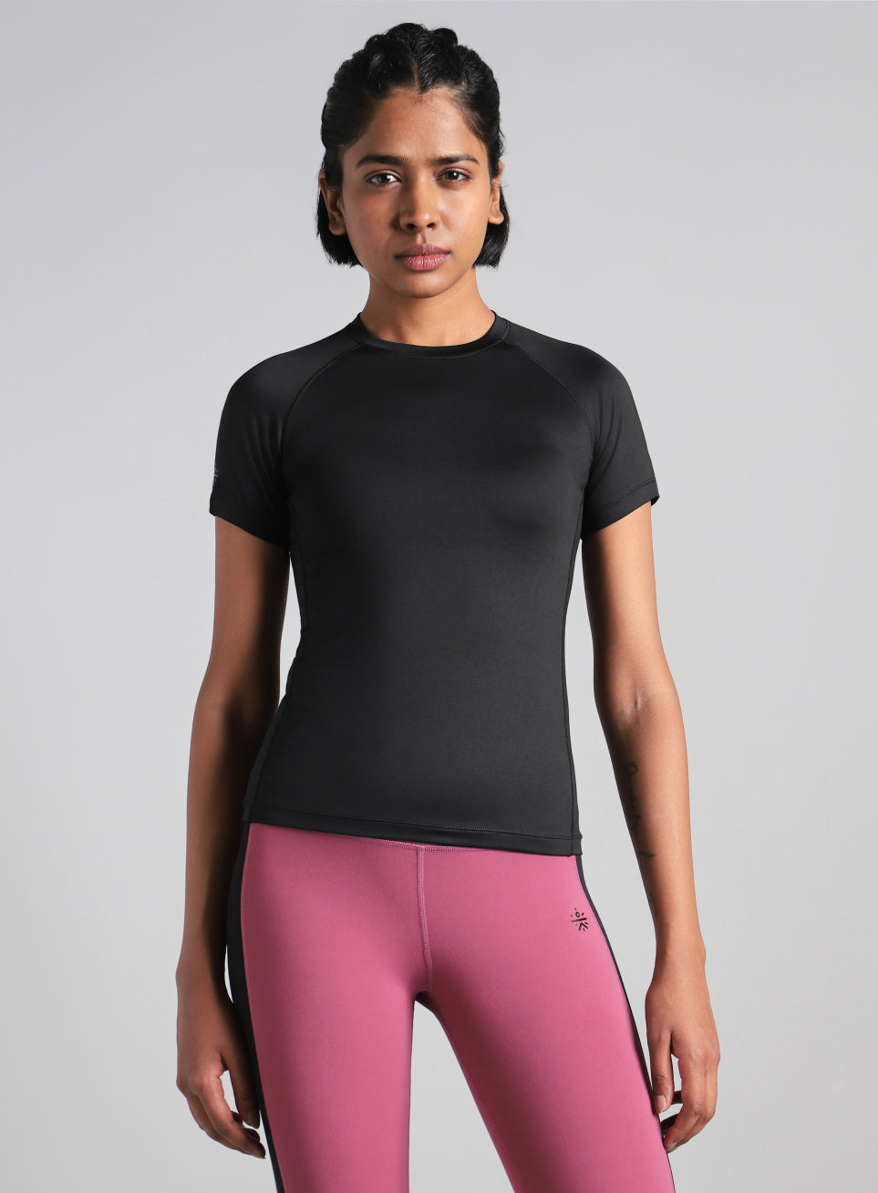 Women's Black Power Compression T-shirt