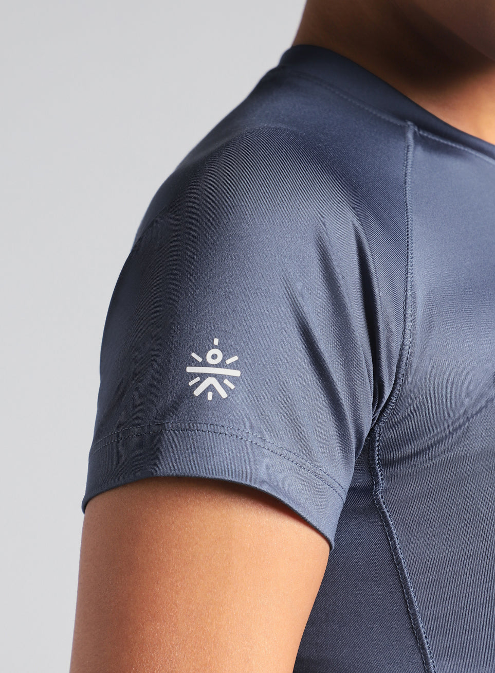 Women's Blue Power Compression T-shirt