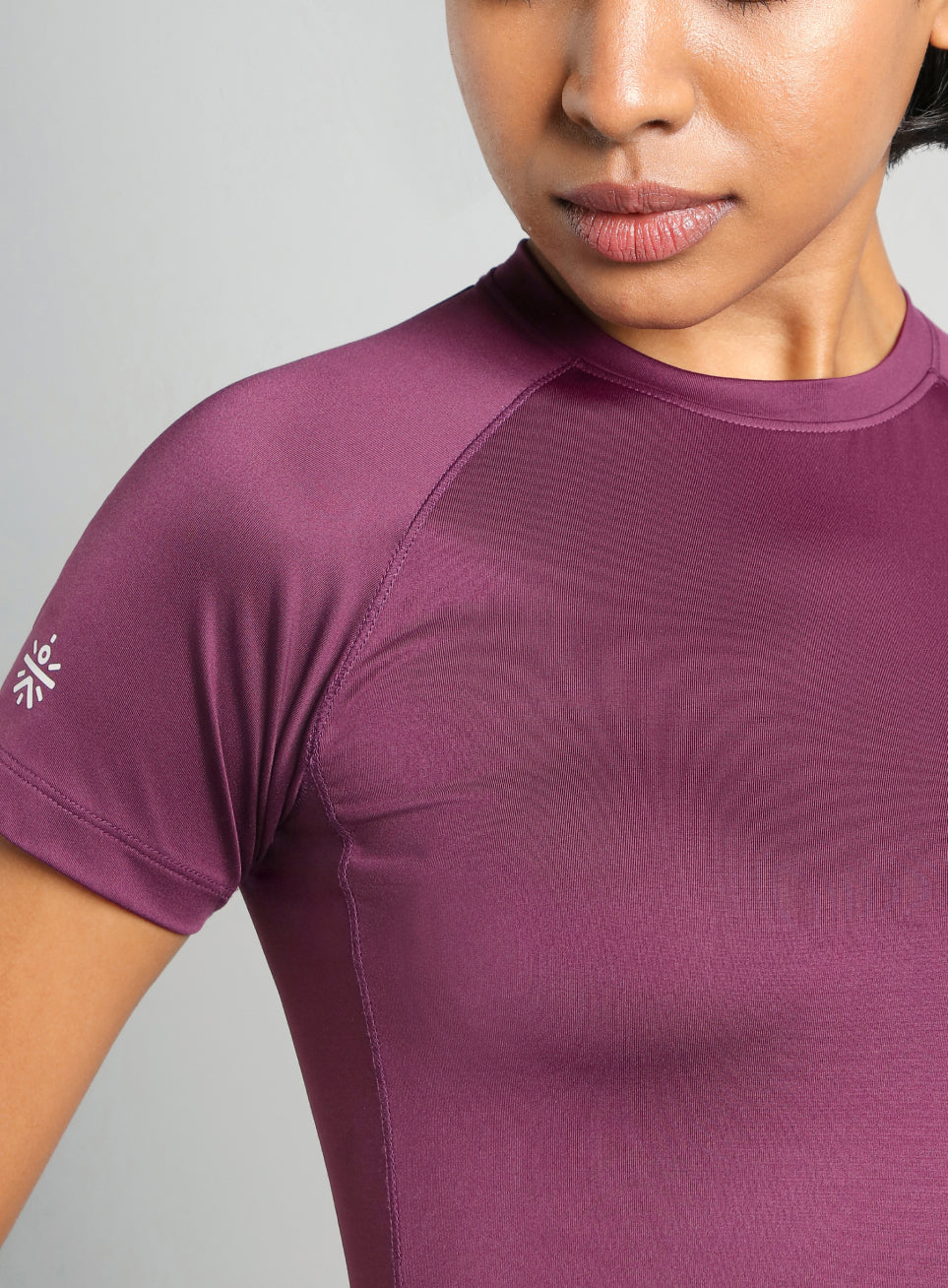 Women's Purple Power Compression T-shirt