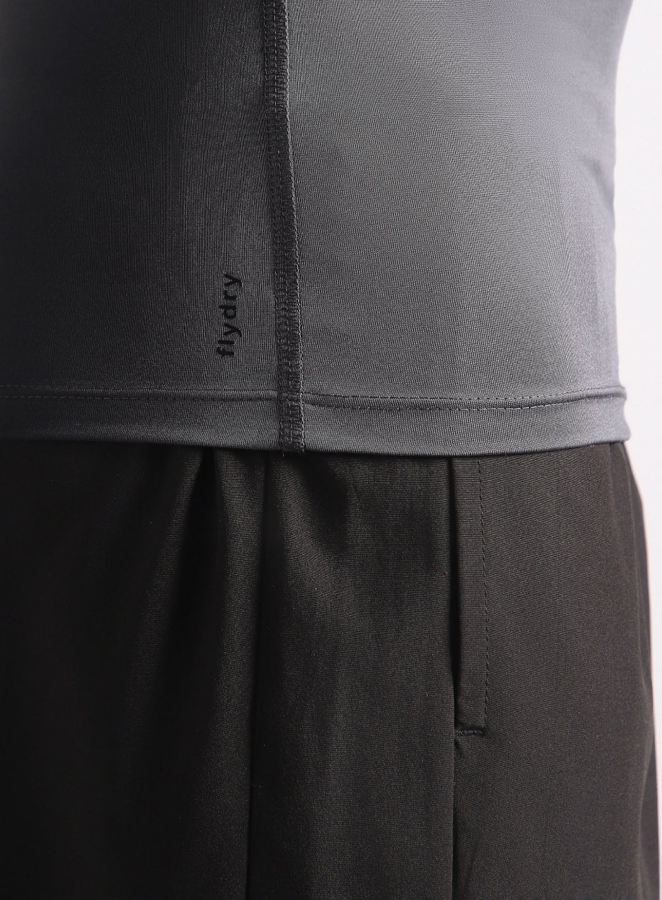 Men's Dark Grey Power Compression Full Sleeve T-shirt