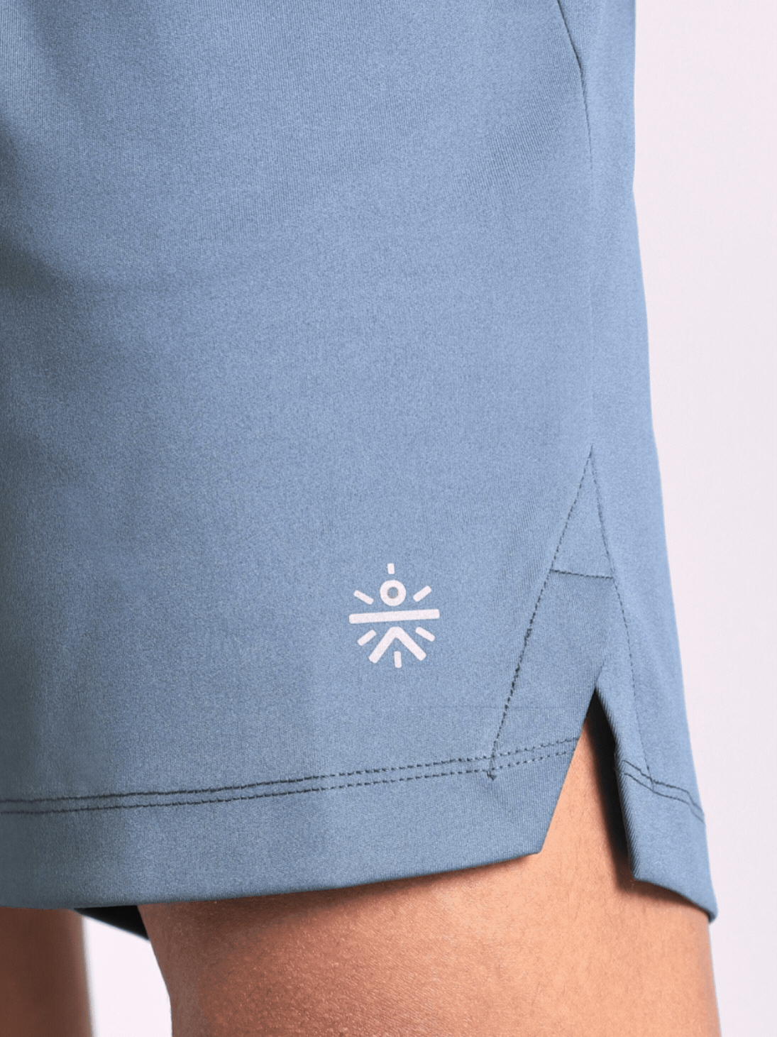Men's Blue Pace Up Running Shorts