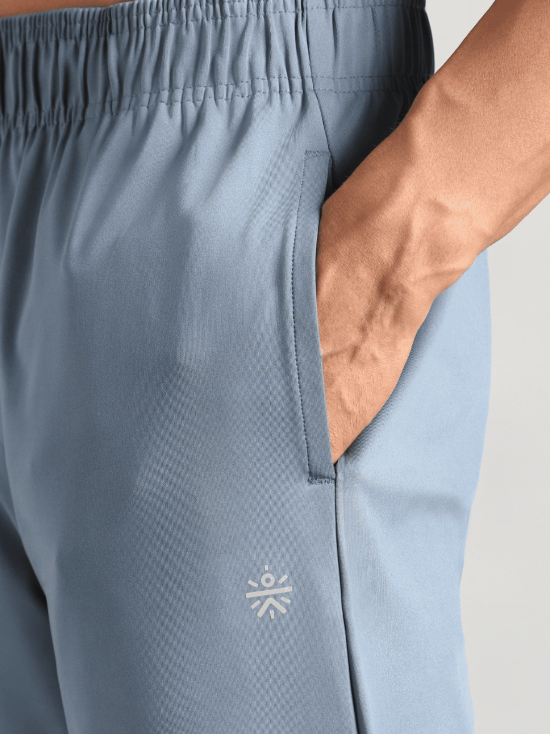 Men's Blue Runner's In Motion Graphic Trackpants