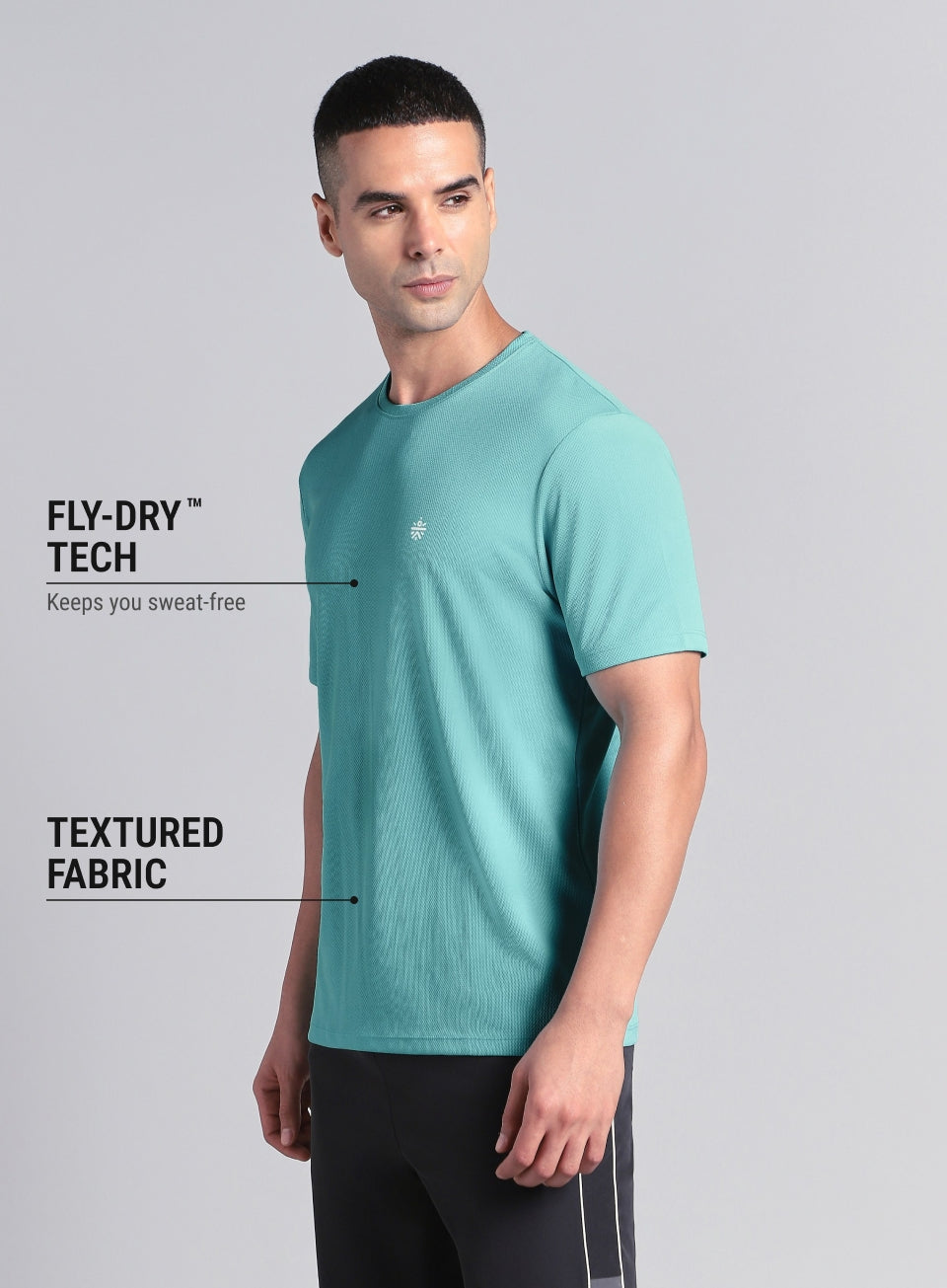 Men's Blue Train All FLY-DRY T-Shirt
