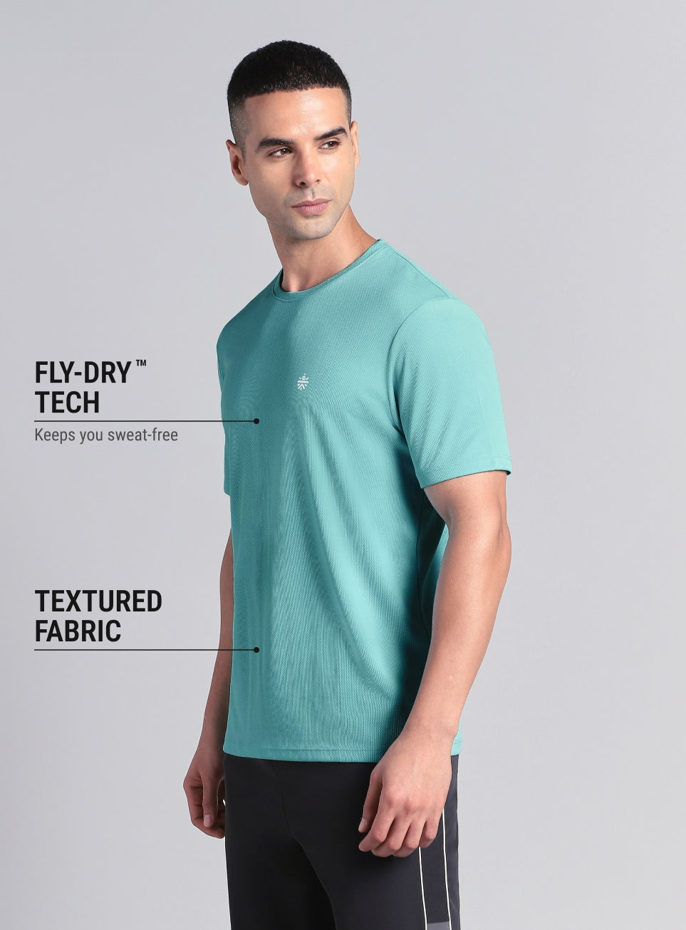 Men's Blue Train All FLY-DRY T-Shirt