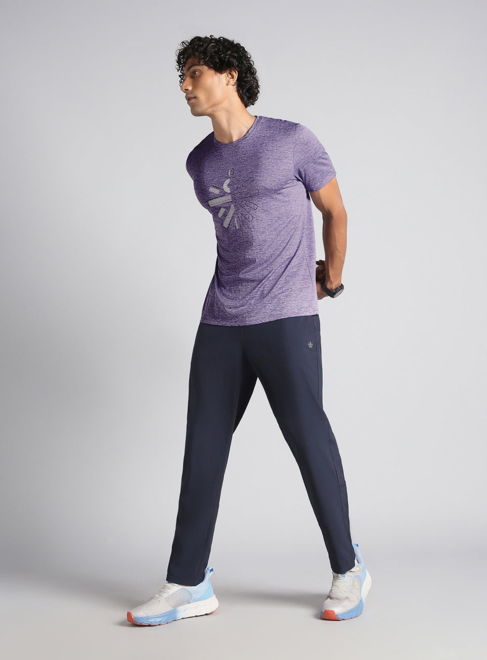 Men's Purple Training Essential T-shirt