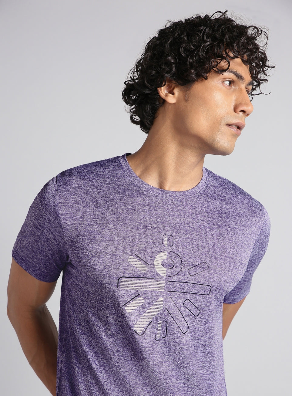 Men's Purple Training Essential T-shirt
