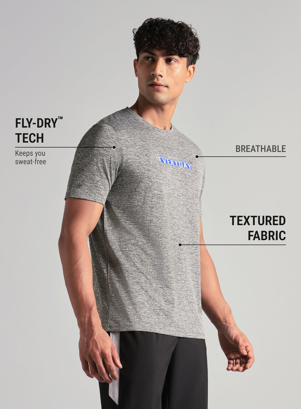Men's Grey Ultimate Training T-shirt