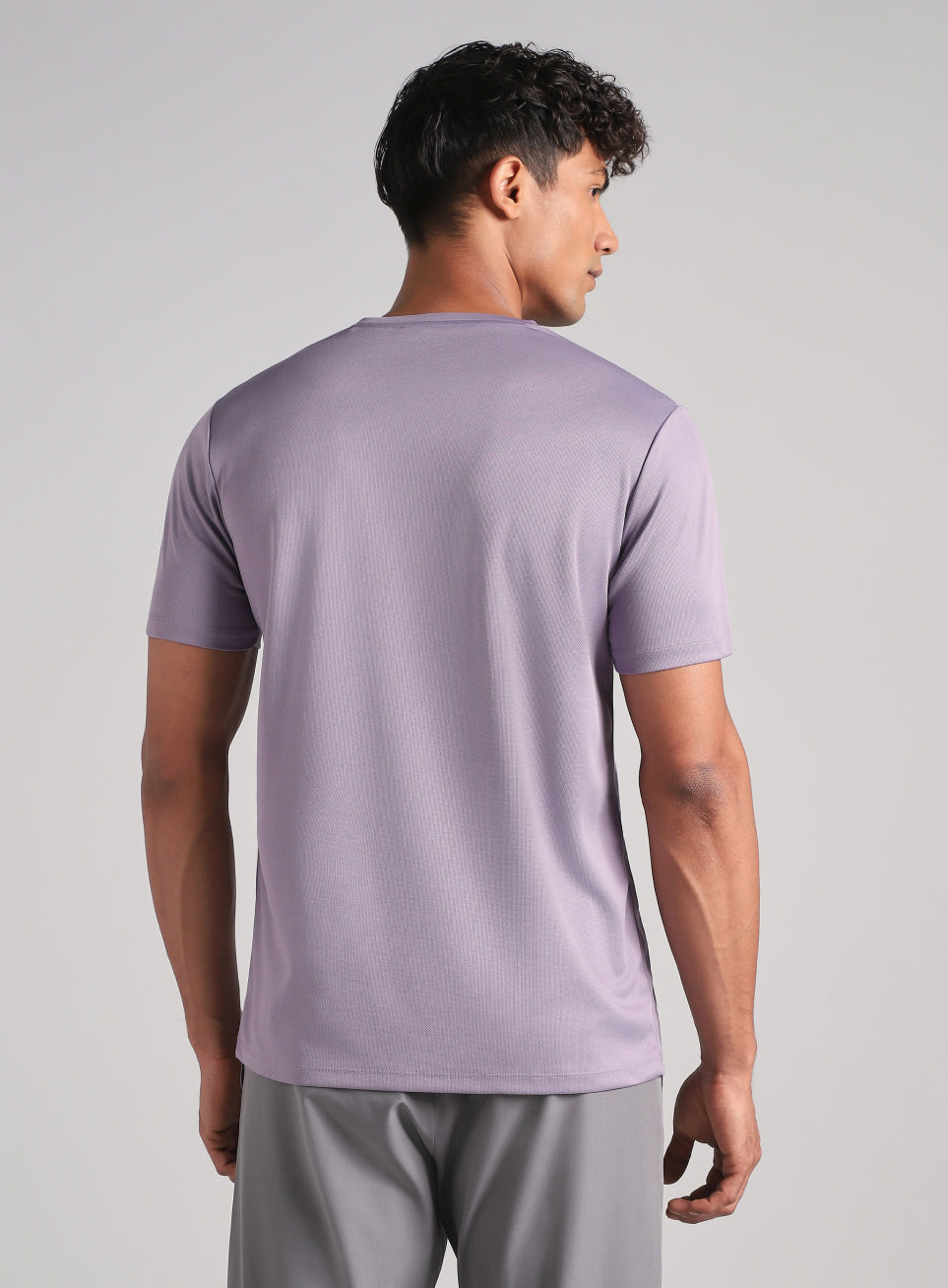 Men's Purple Training Graphic T-Shirt