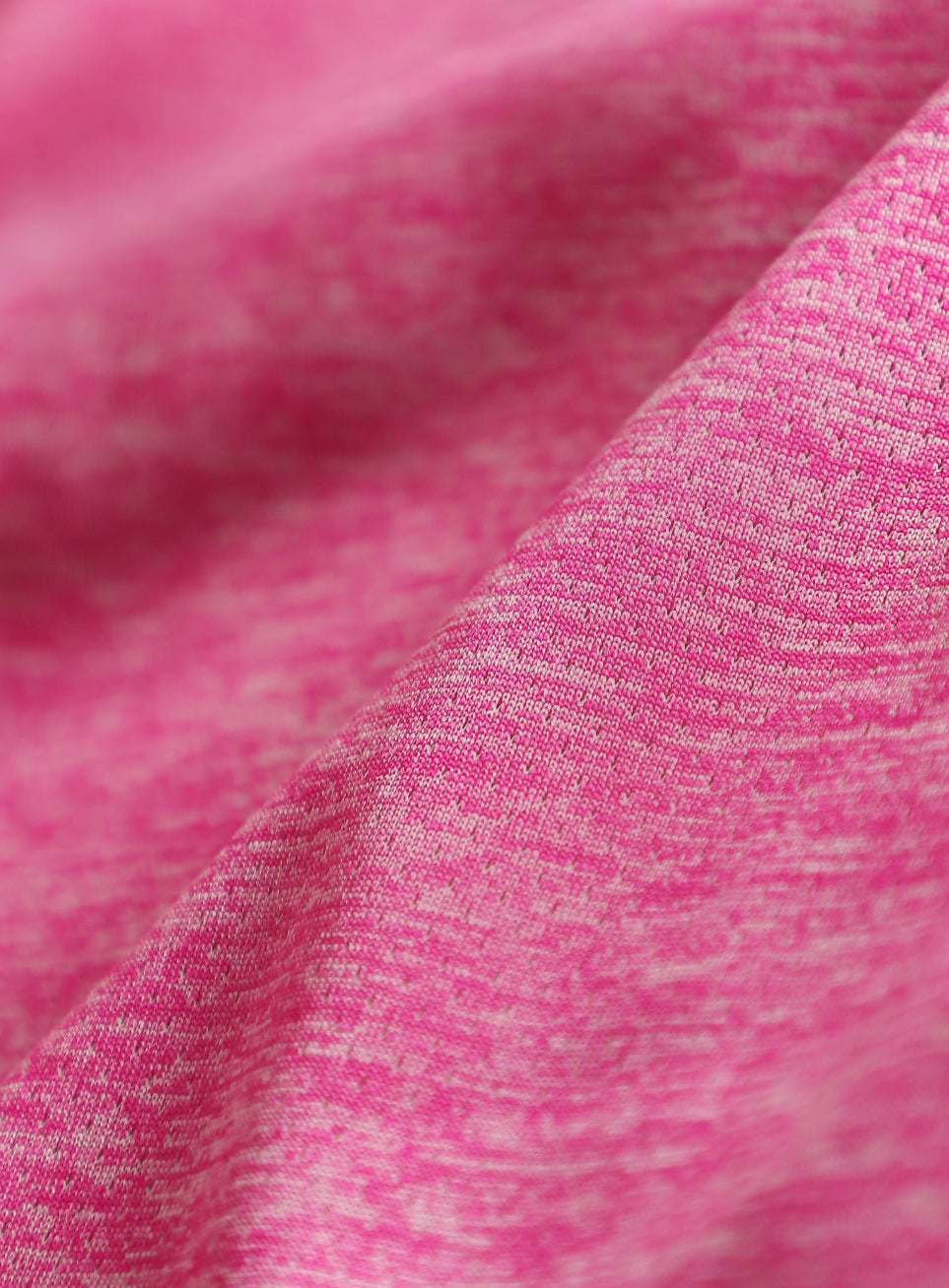 Women's Pink Training Textured T-shirt