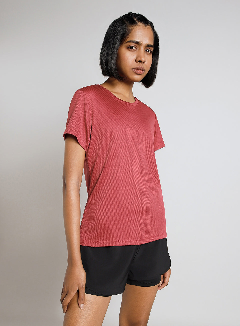 Women's Red Performance T-shirt