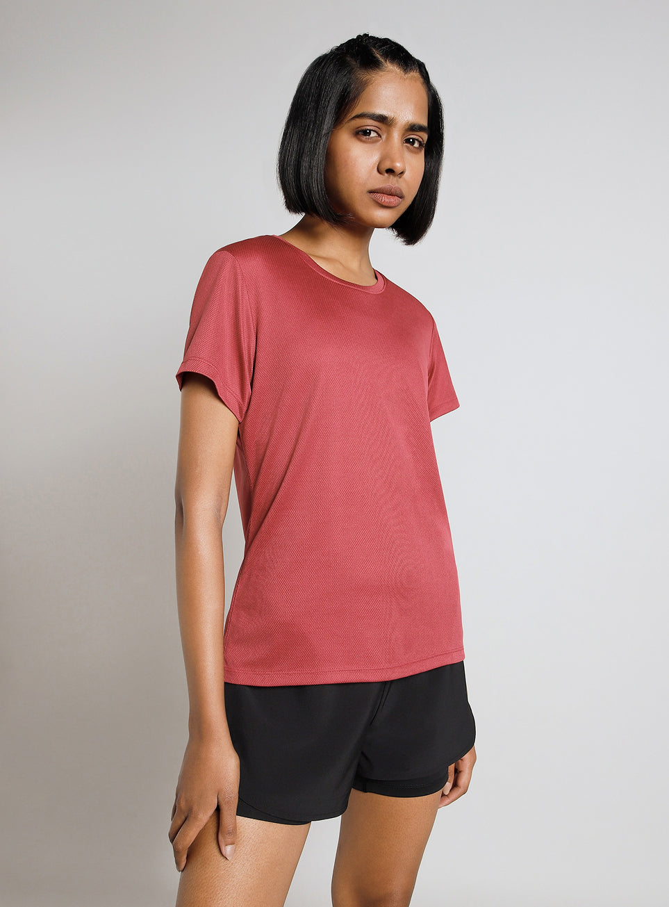 Women's Red Performance T-shirt