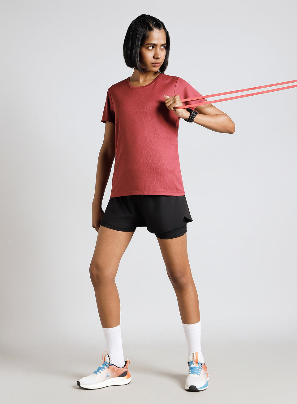 Women's Red Performance T-shirt