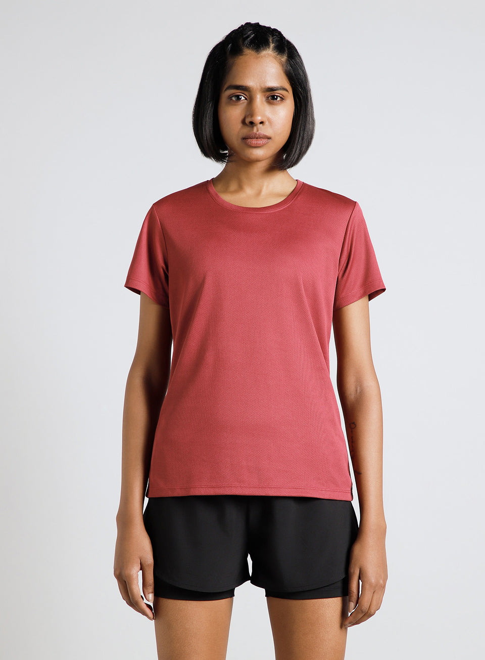 Women's Red Performance T-shirt