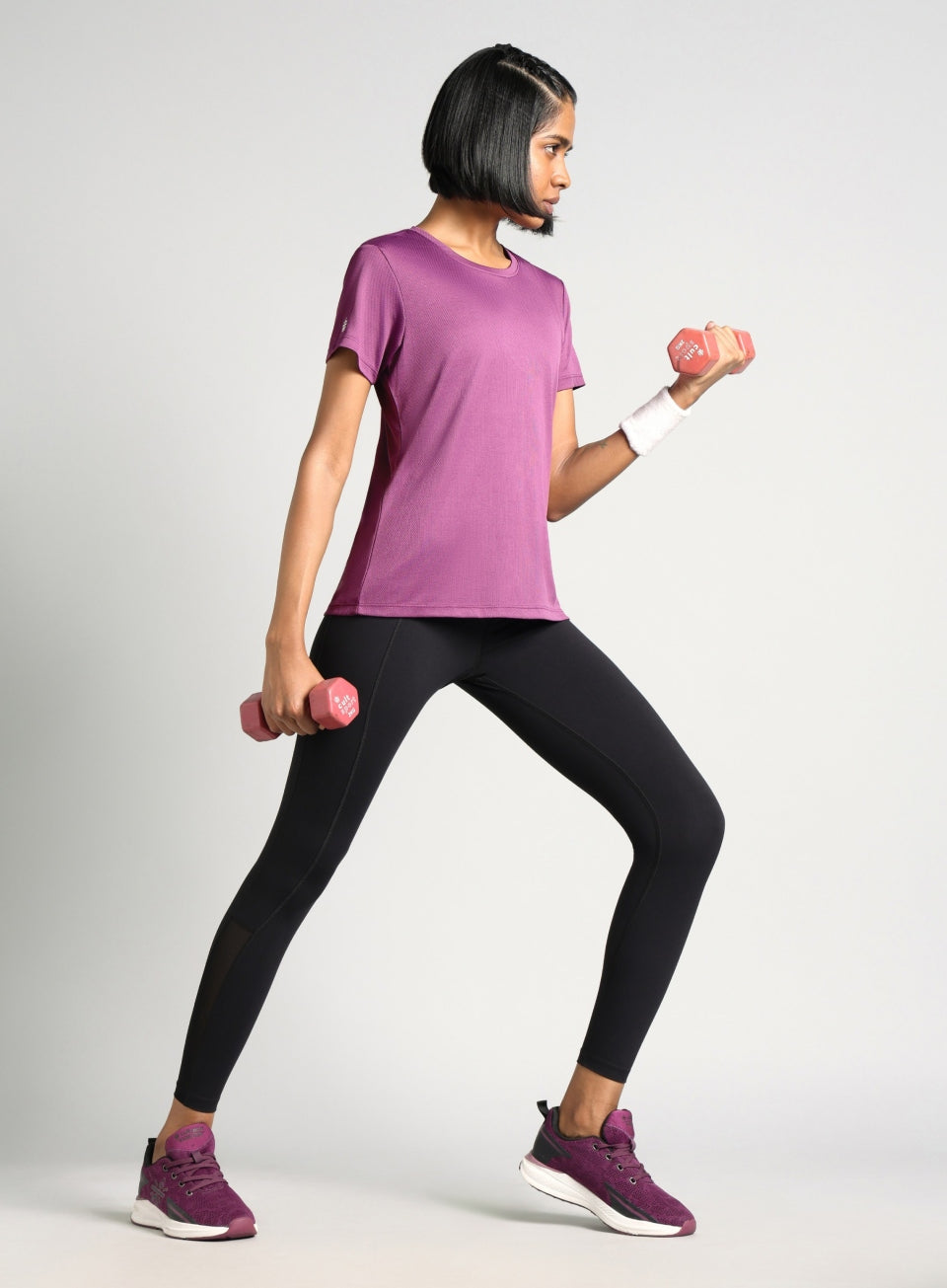 Women's Purple Performance T-shirt