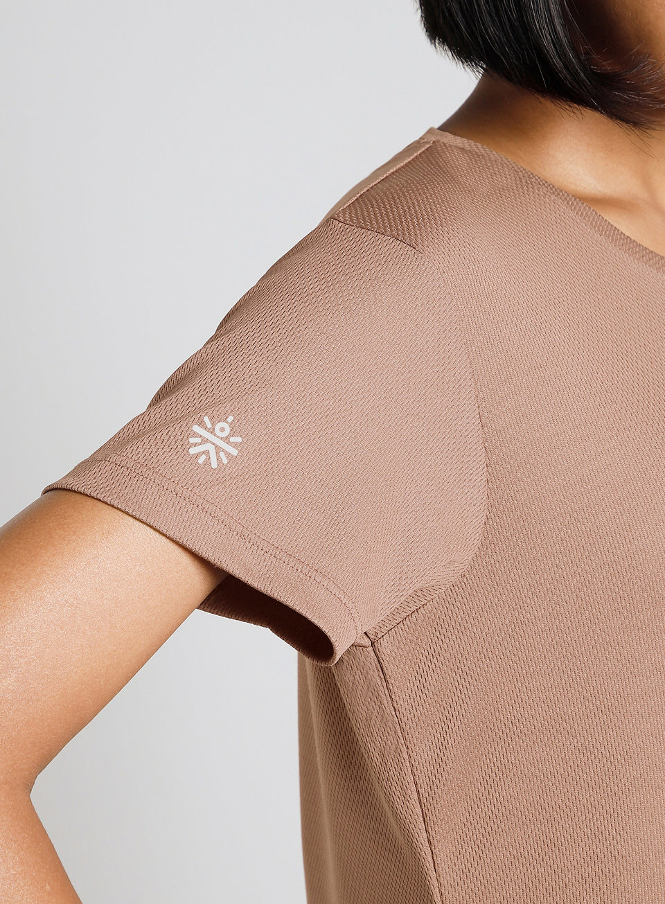 Women's Brown Performance T-shirt