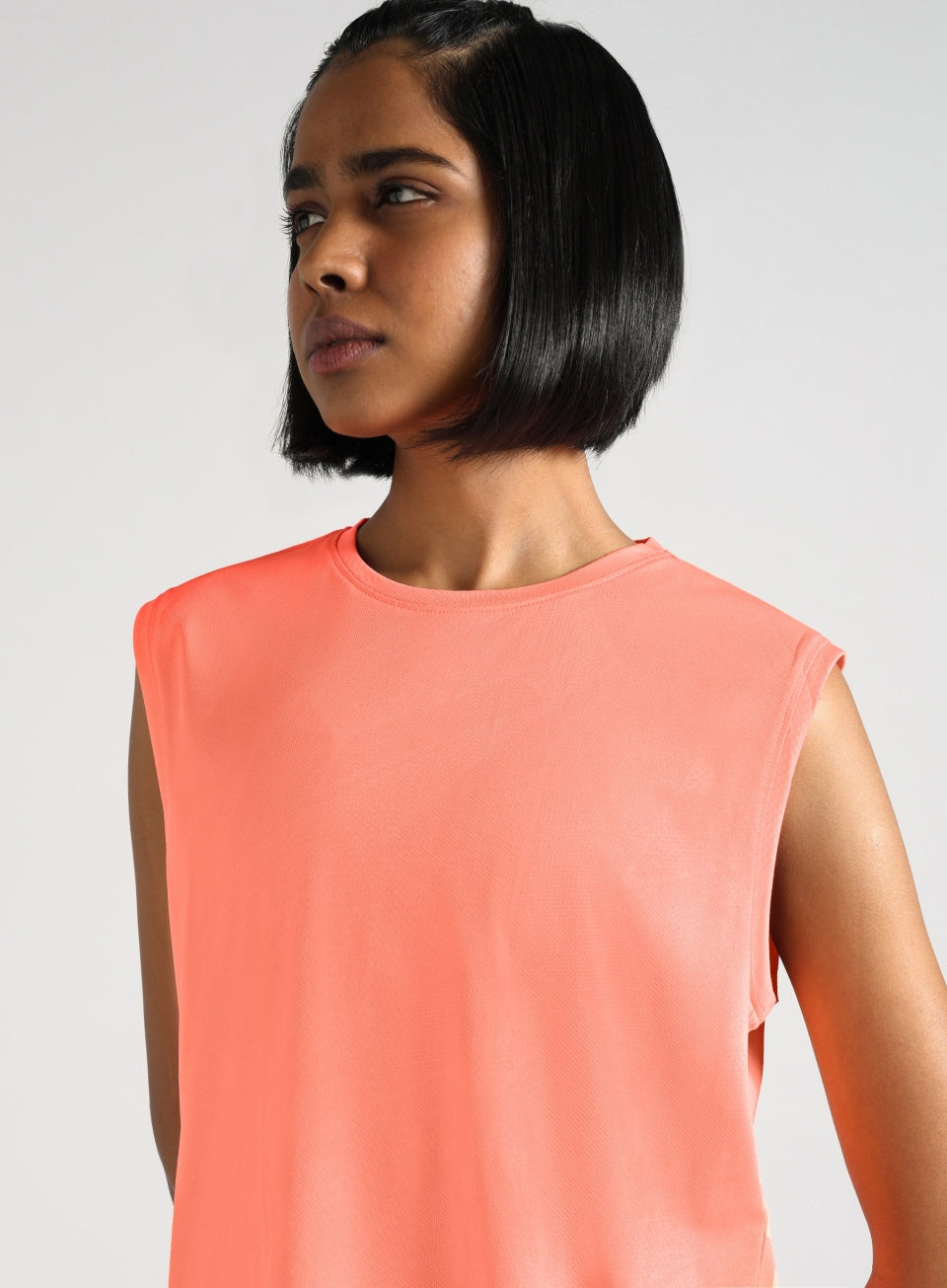 Women's Coral Boxy Fit Training Tank