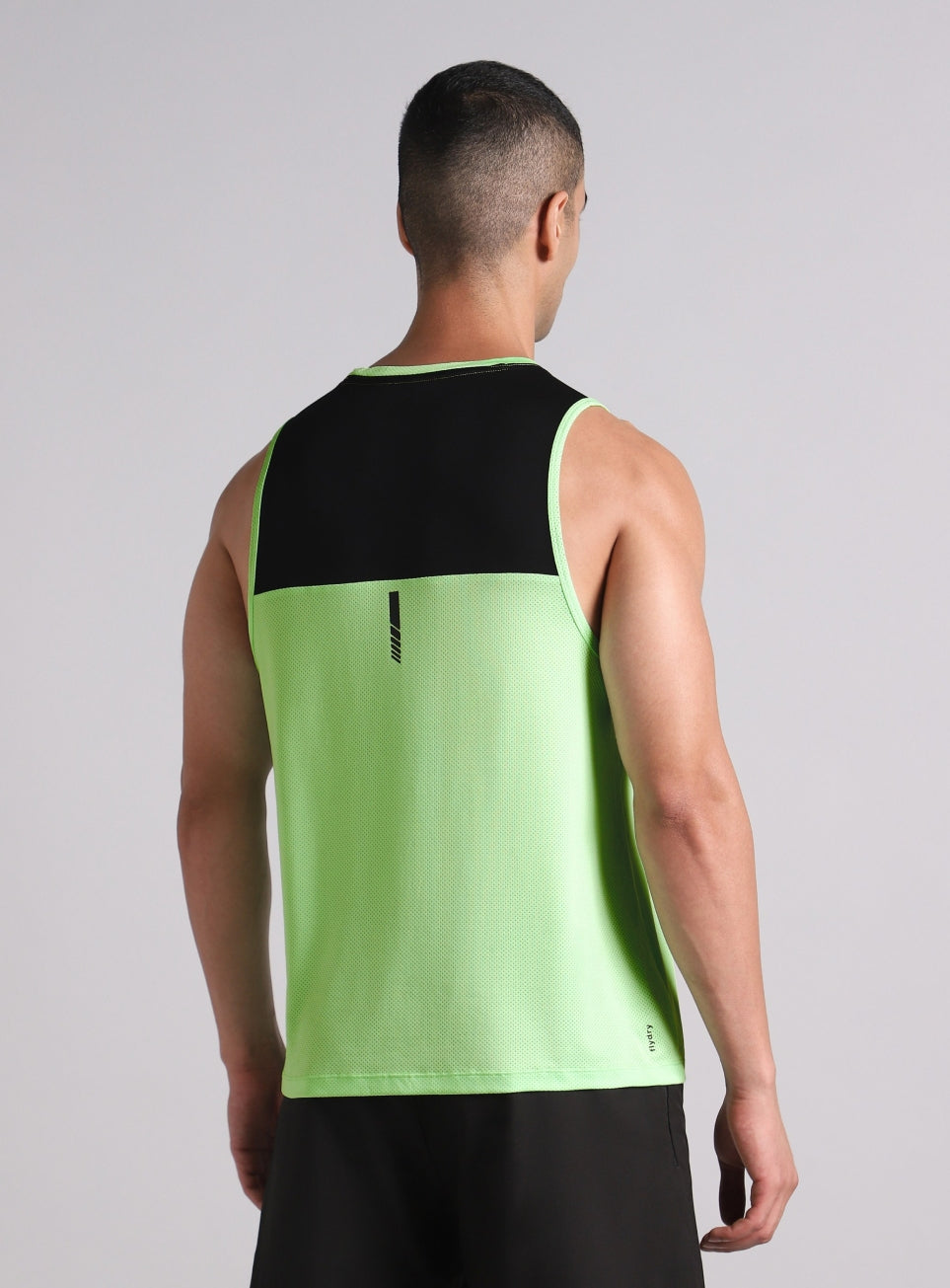 Men's Green Train All Day Tank