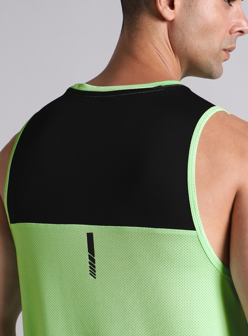 Men's Green Train All Day Tank