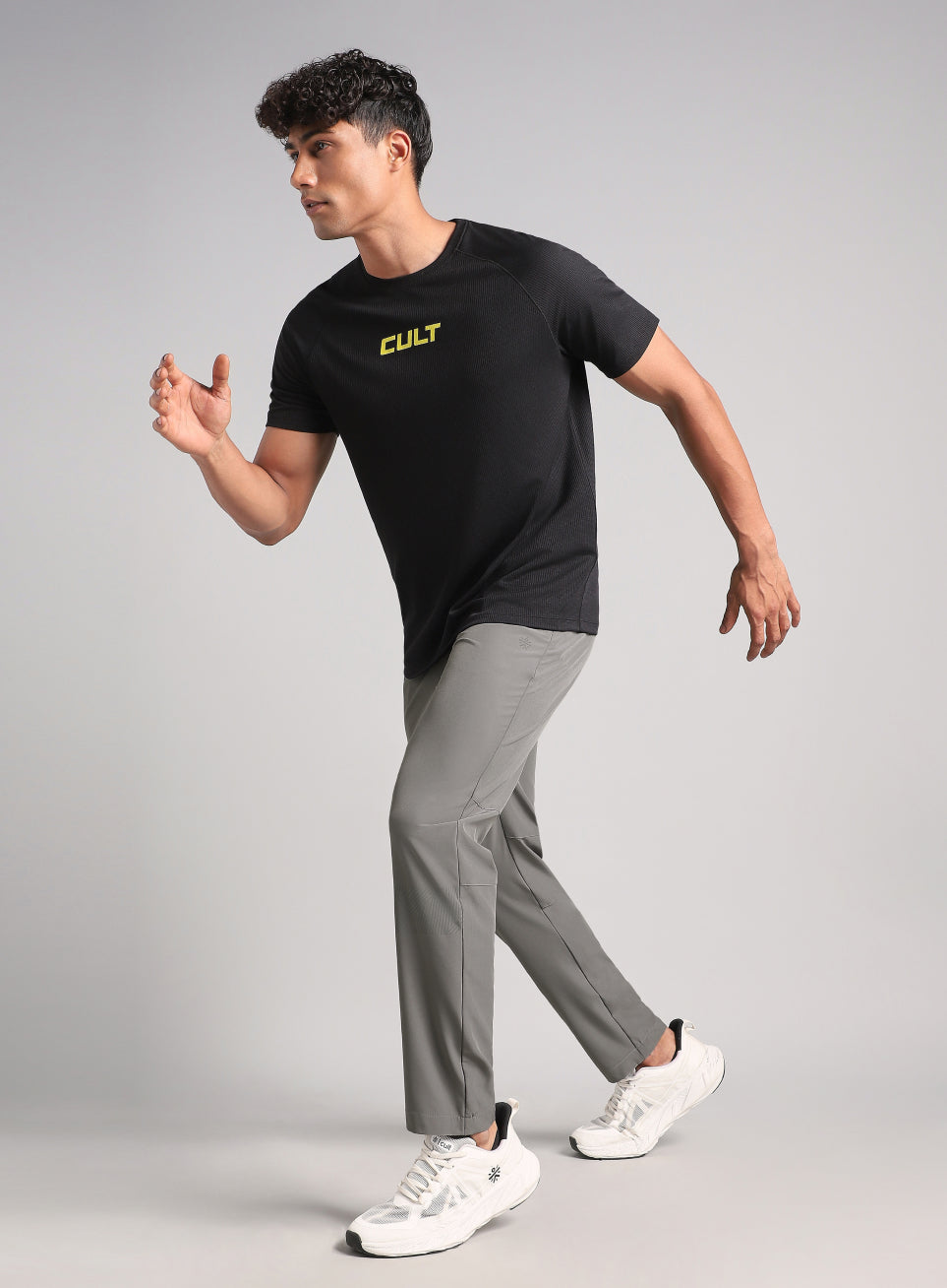 Men's Grey Speed Run Trackpants