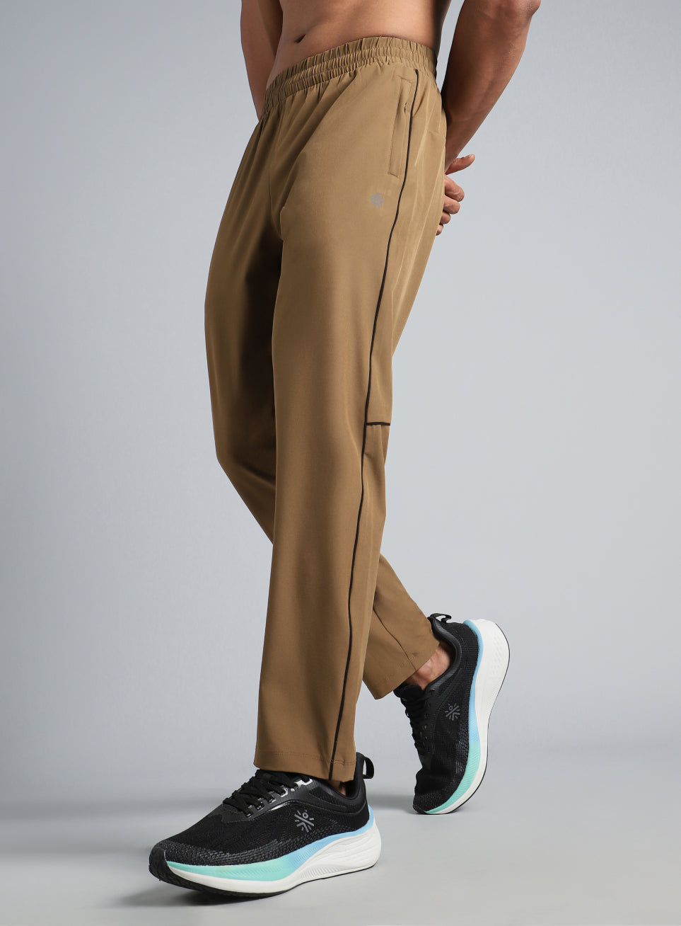 Men's Beige Speed Run Trackpants