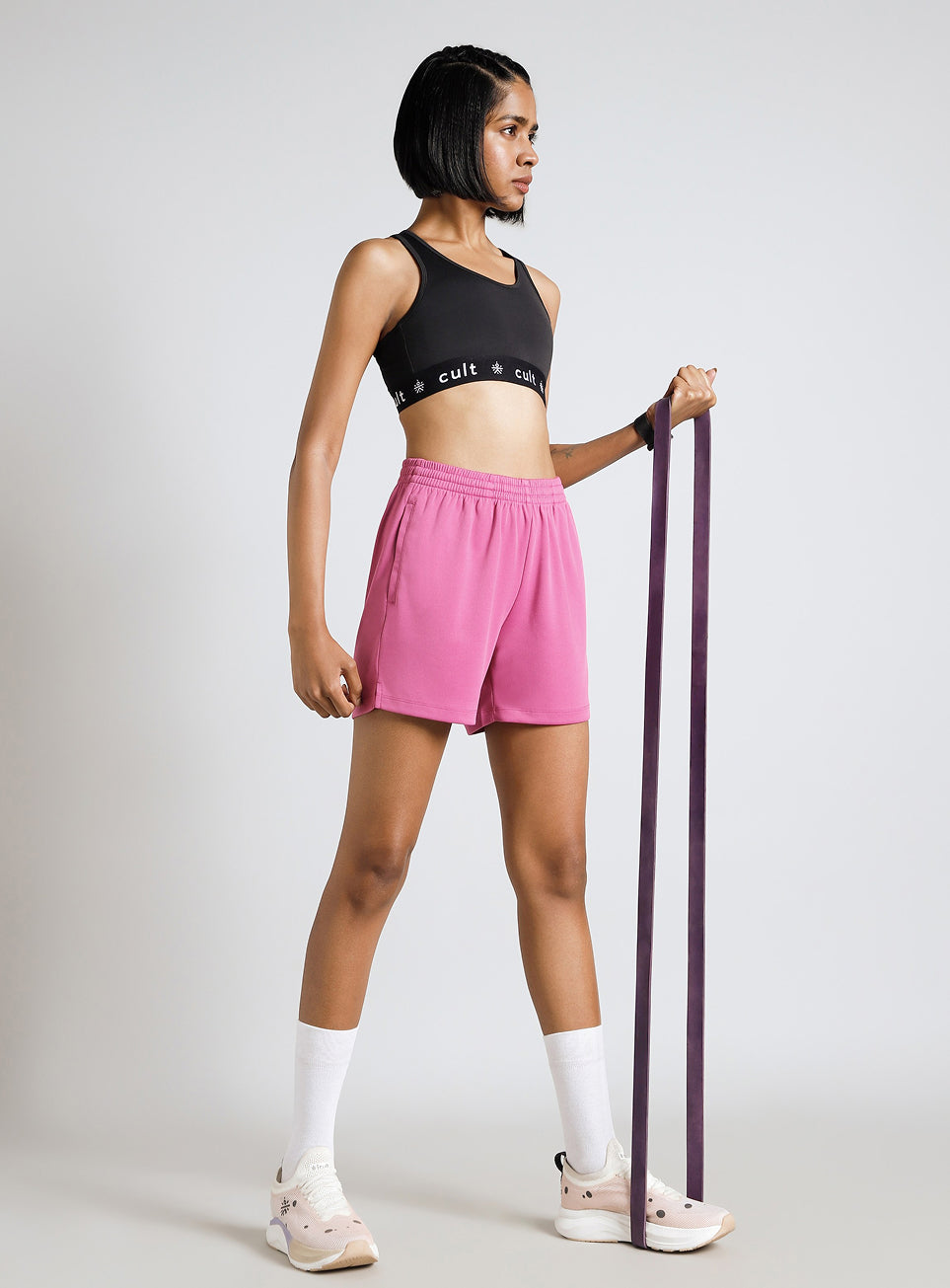 Women's Pink Move All Day Training Shorts