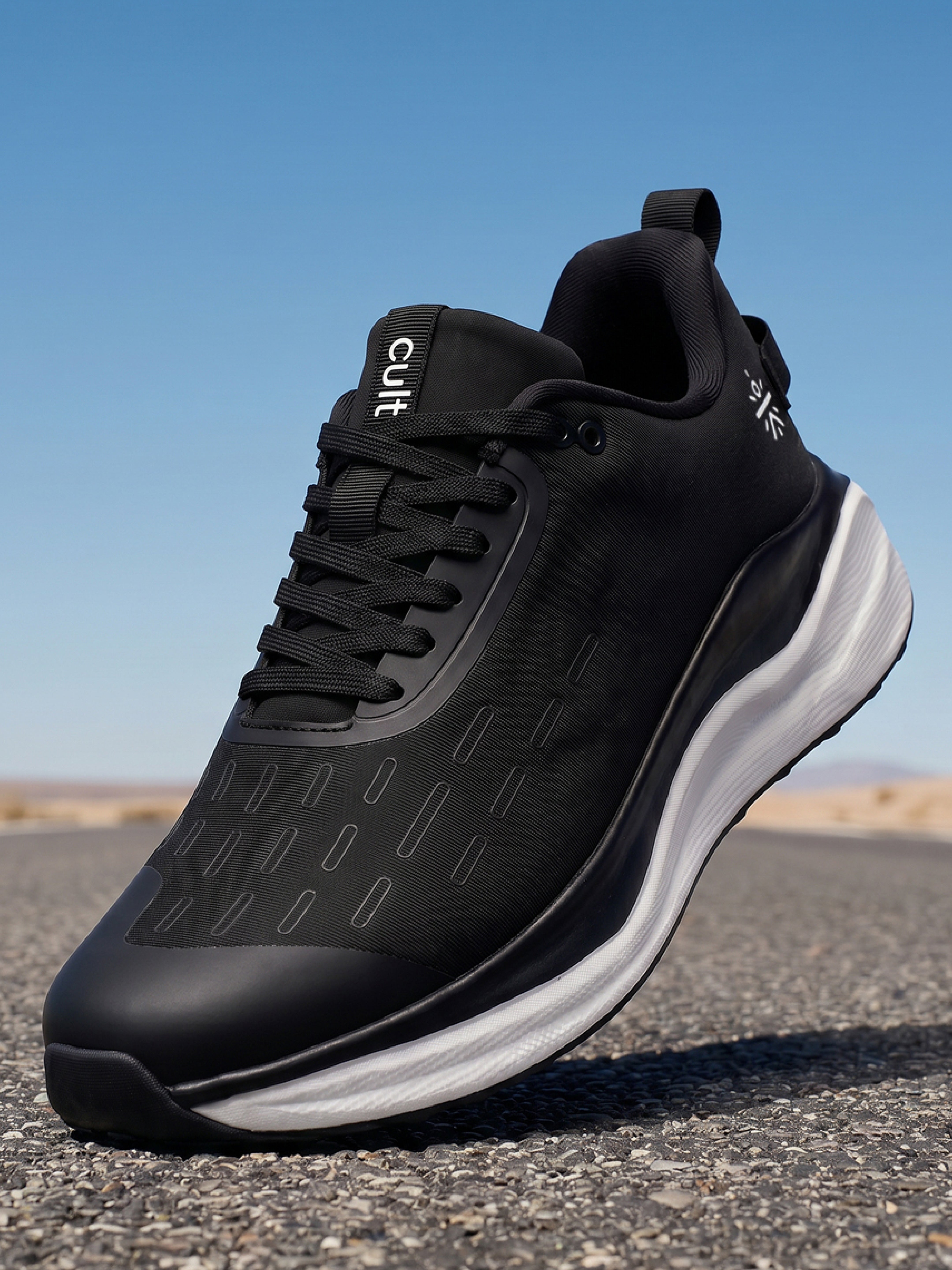 cult Men's AeroCurve Running Shoes - Black