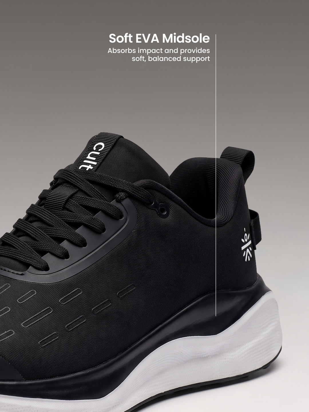 cult Men's AeroCurve Running Shoes - Black