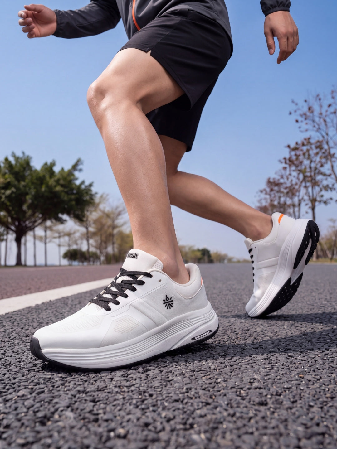 cult Men's MotionGrid Running Shoes - Off White