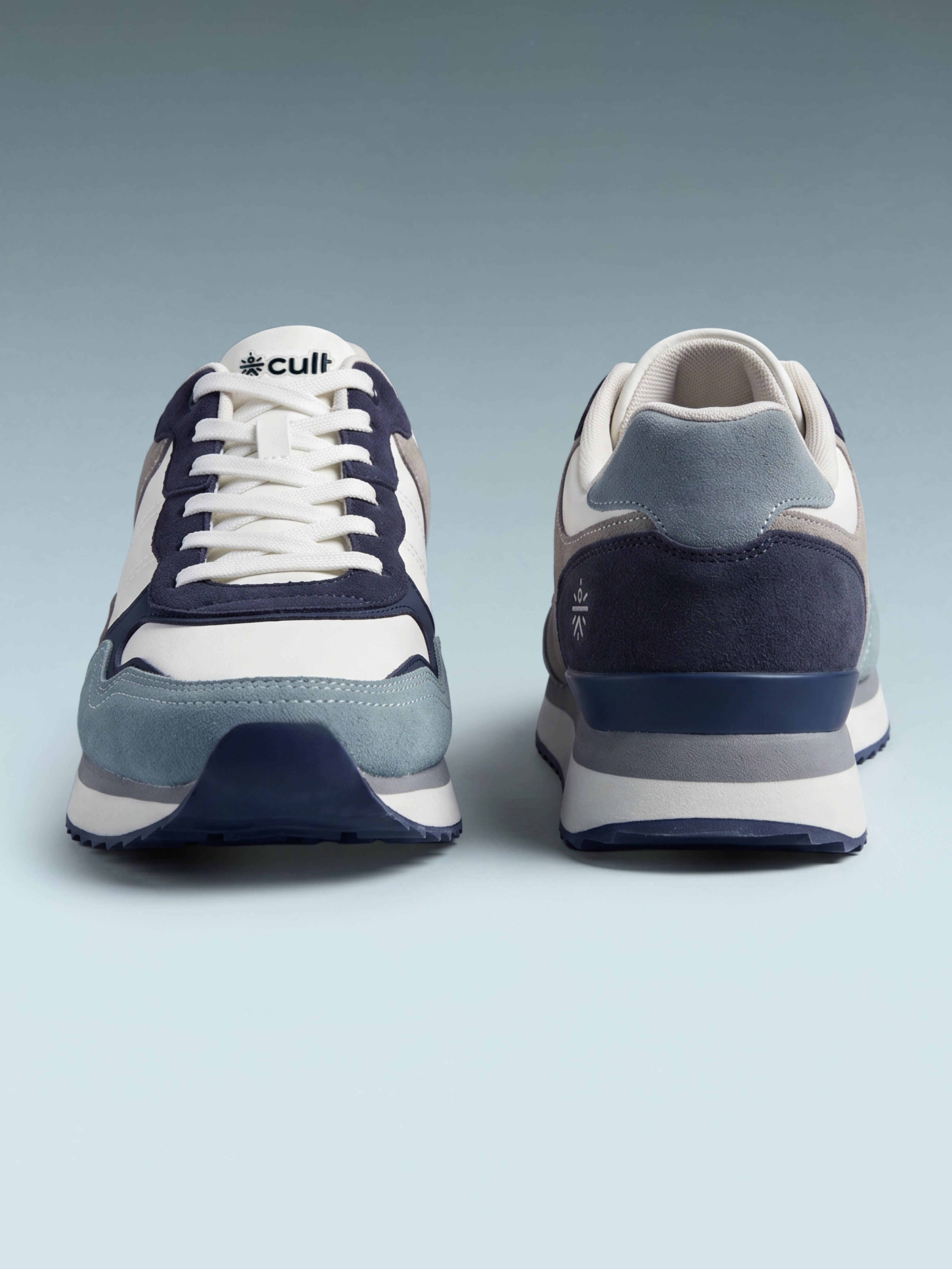 cult Women's RetroEdge Sneakers - White/Navy