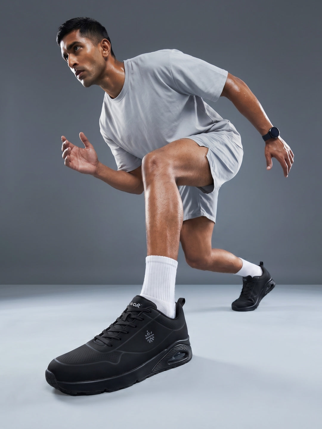 cult Men's AirFoam Sneakers - Black