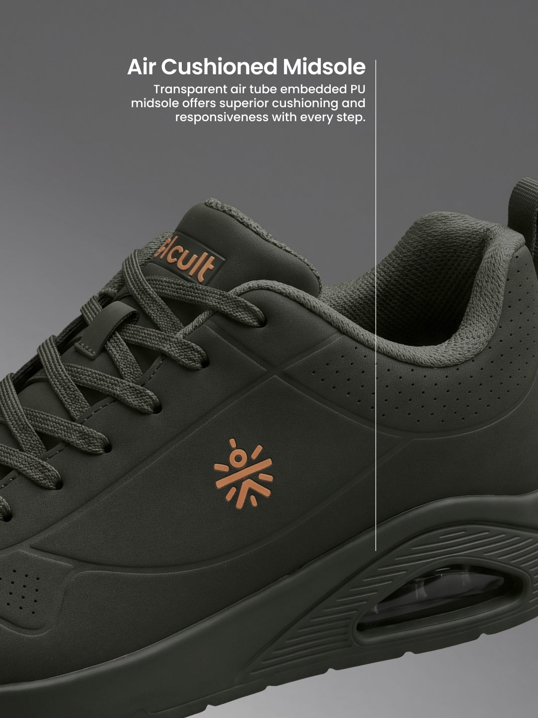 cult Men's AirFoam Sneakers - Olive