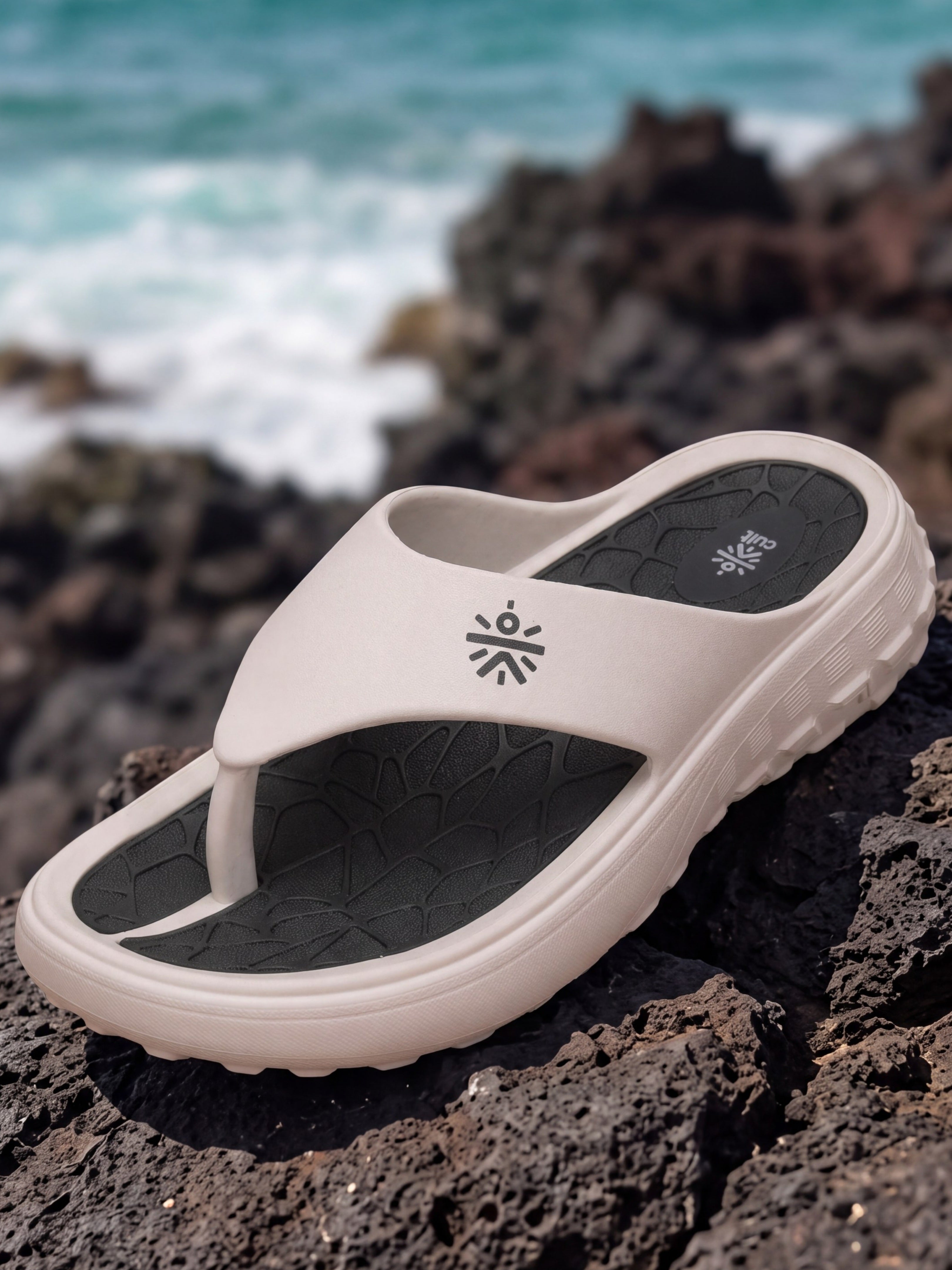cult Men's TerraGrip Sliders - Off White