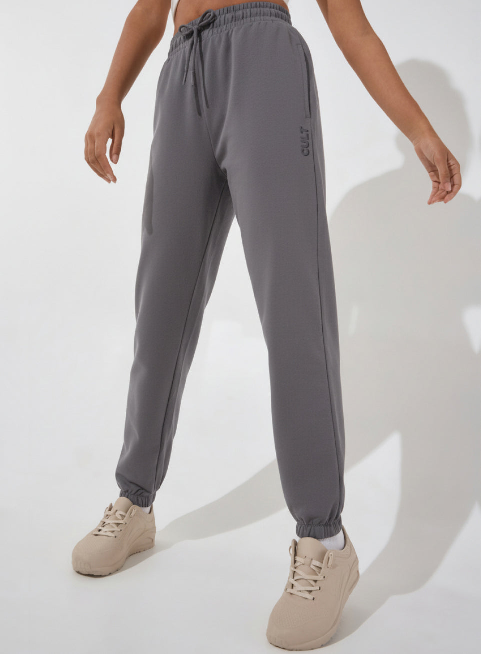 Women's Dark Grey Soft Form Classic Joggers