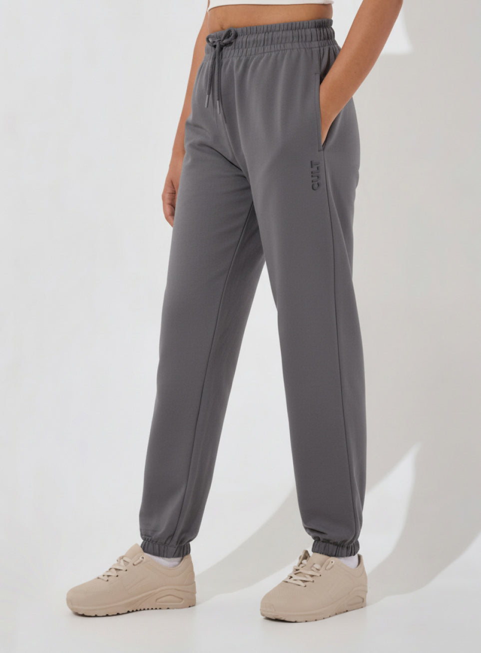 Women's Dark Grey Soft Form Classic Joggers
