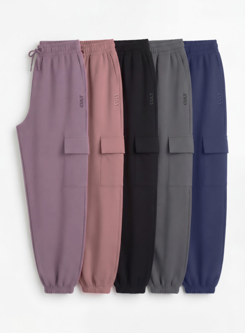 Women's Purple Soft Form Loose Fit Joggers