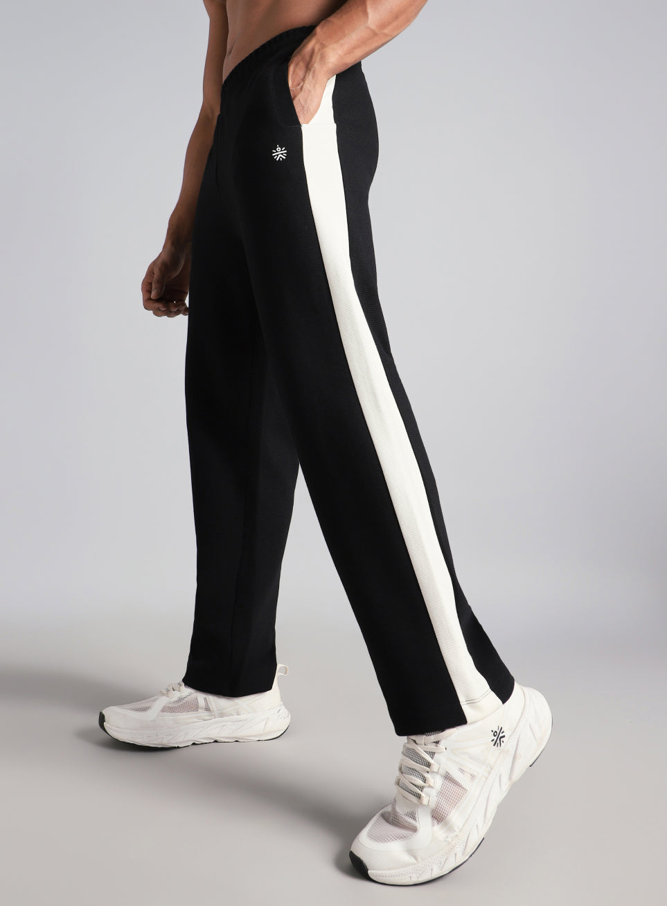 Men's Black Colourplay Trackpants