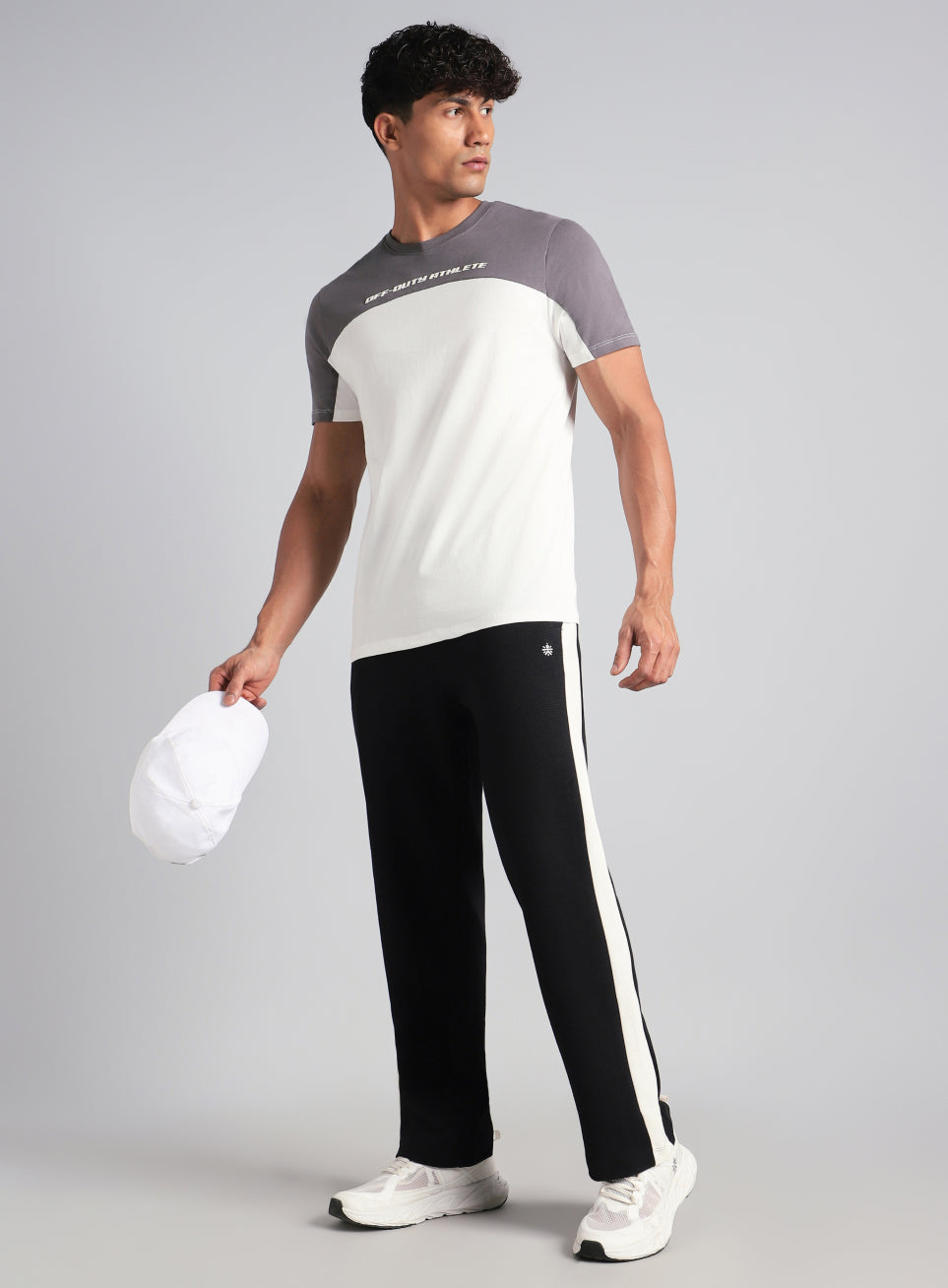 Men's Black Colourplay Trackpants