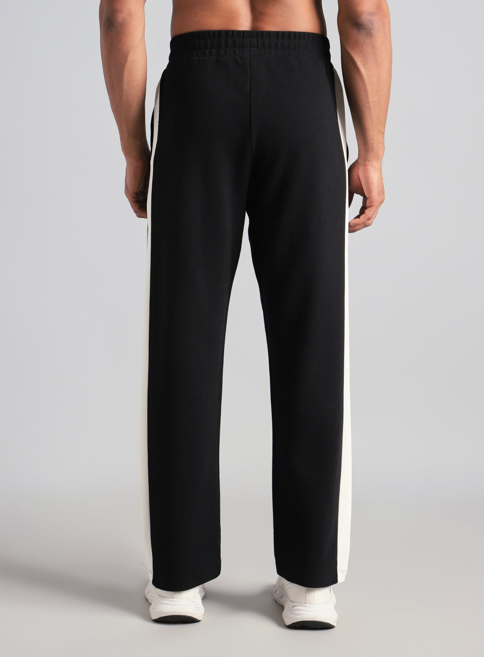 Men's Black Colourplay Trackpants
