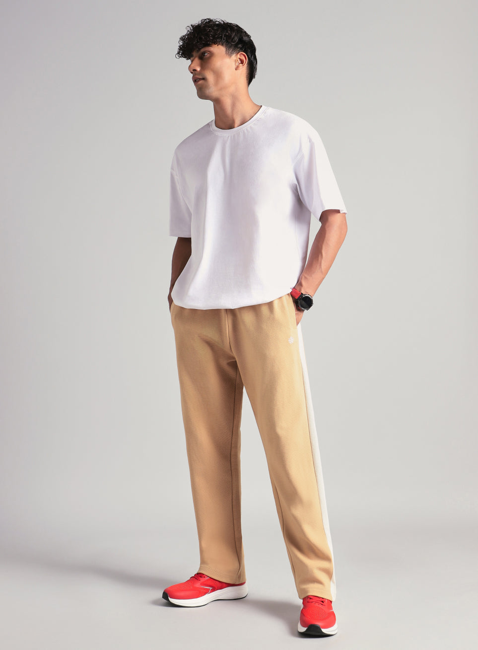 Men's Tan Colourplay Trackpants