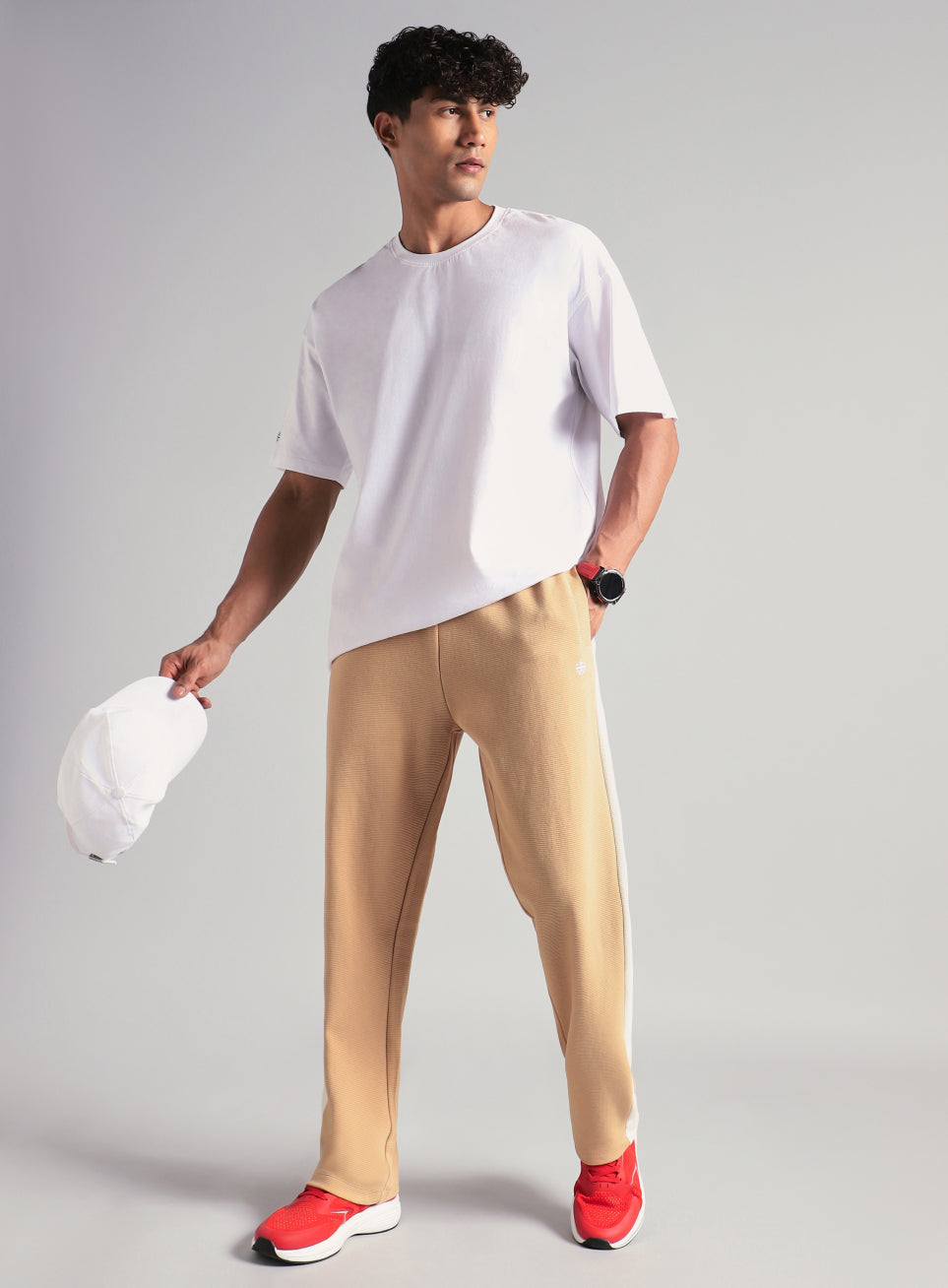 Men's Tan Colourplay Trackpants