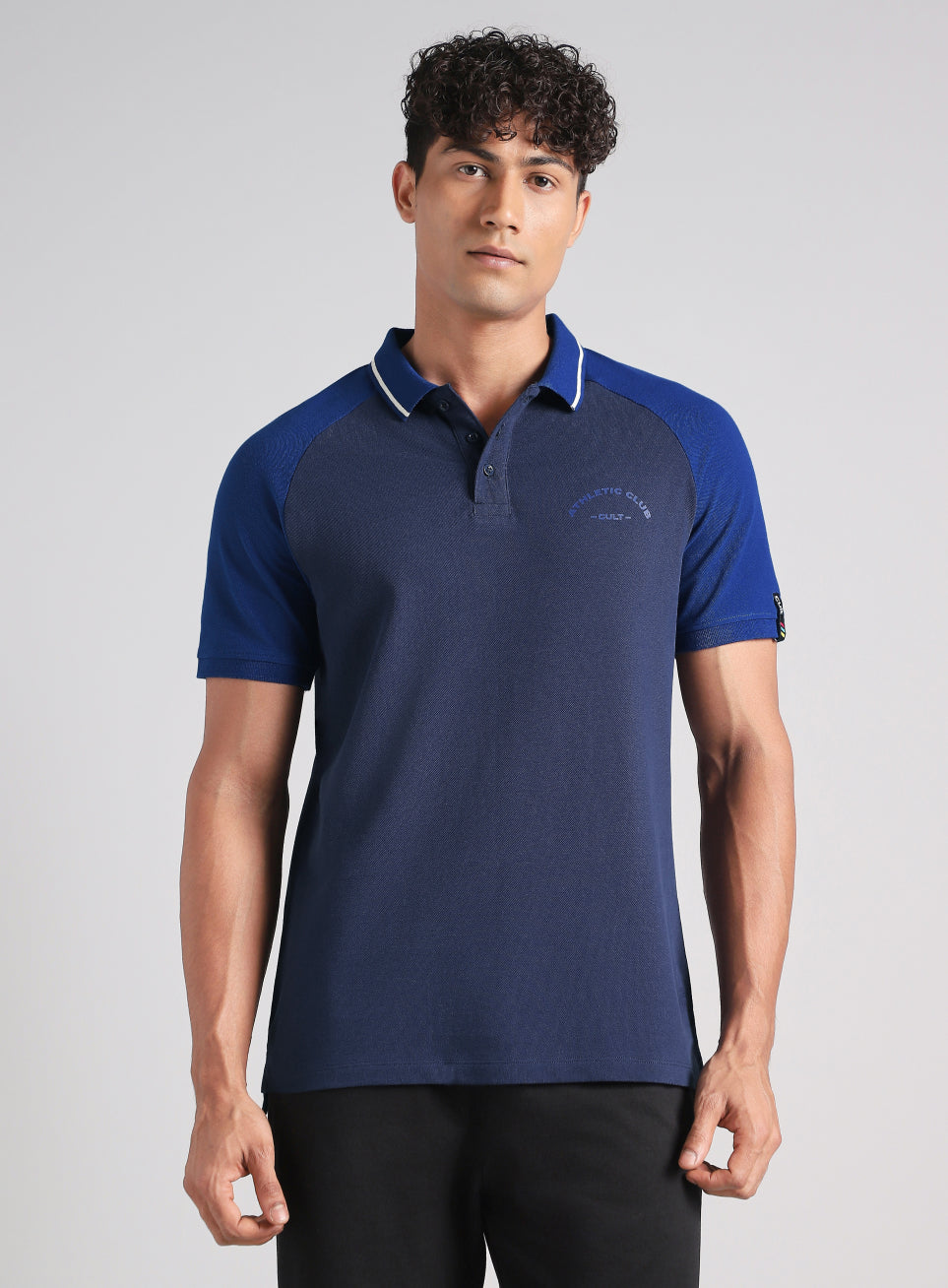 Men's Navy Athletic Club Polo T-Shirt