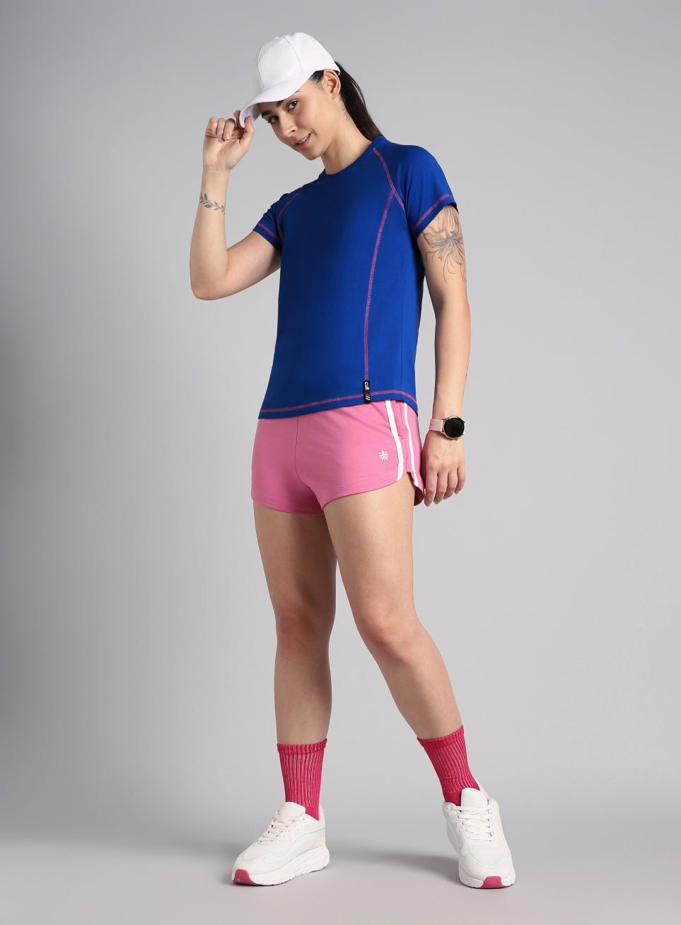 Women's Blue Power Line T-shirt