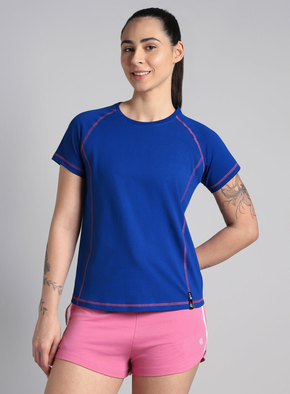 Women's Blue Power Line T-shirt