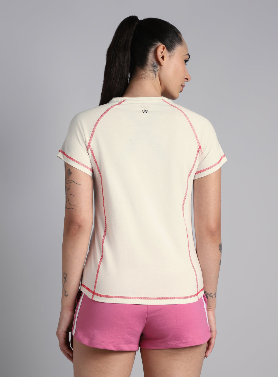 Women's Off White Power Line T-shirt