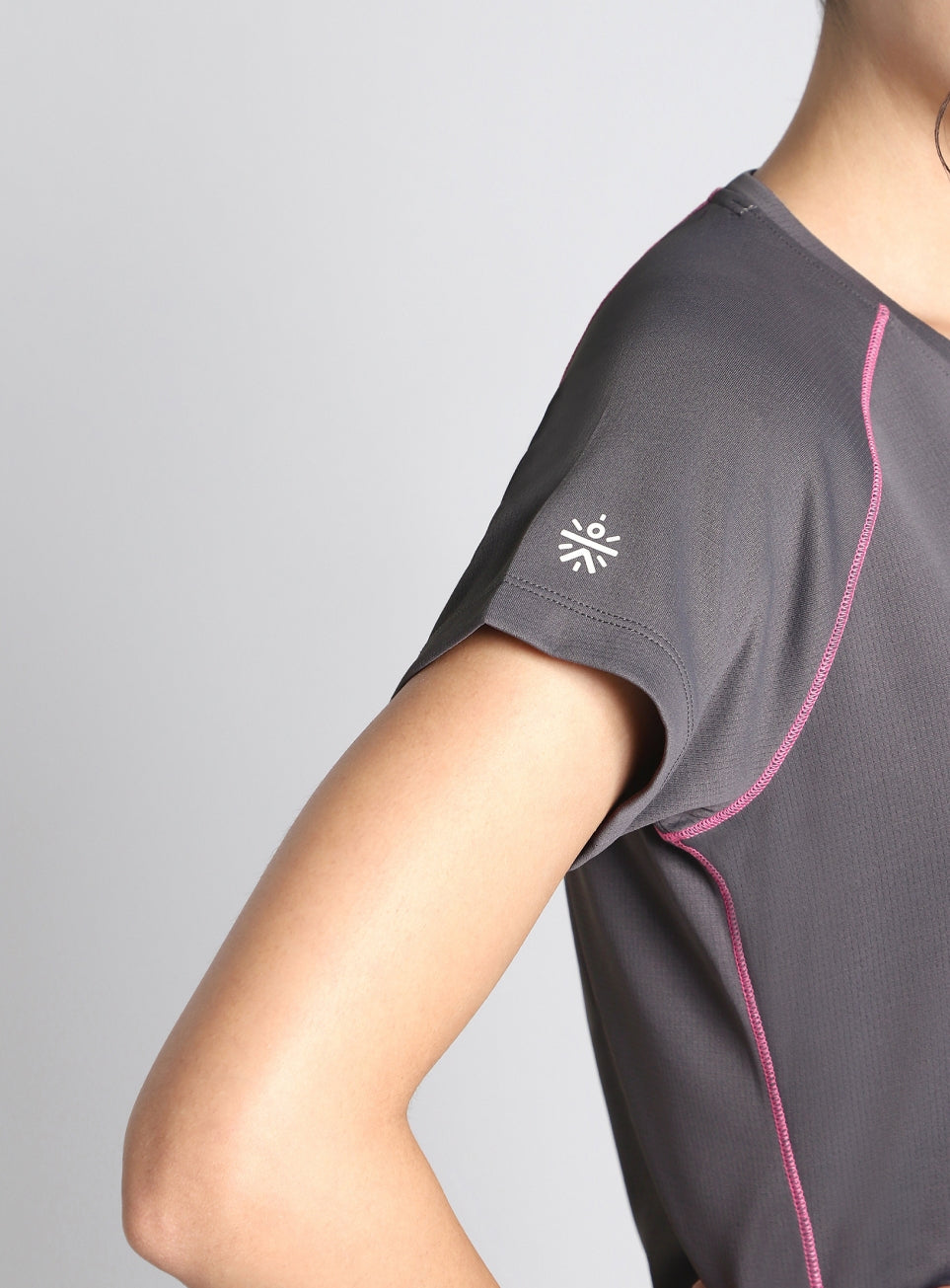 Women's Grey Train All Format T-shirt